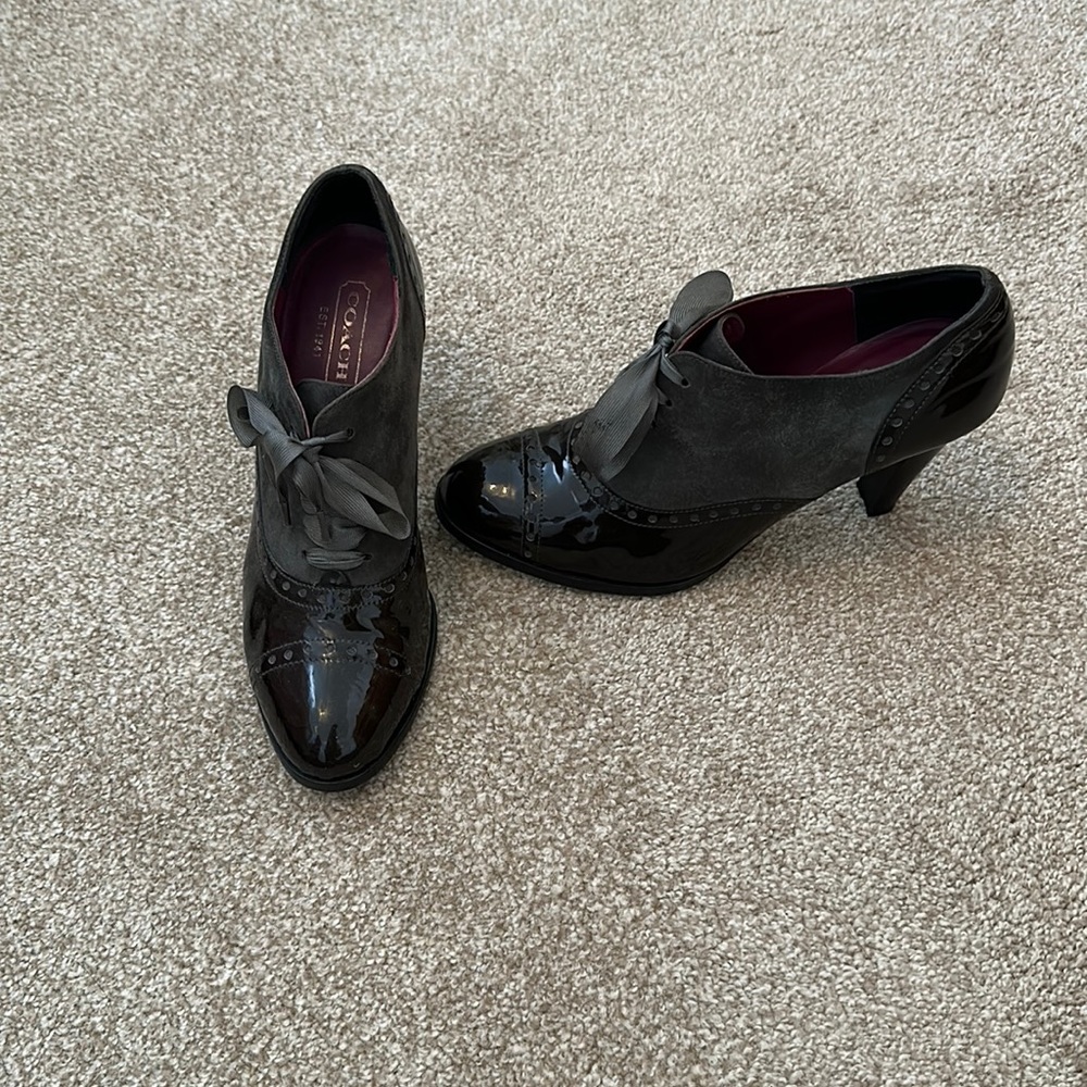 Coach Vintage Inspired lace up bootie